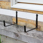 10" Brackets for Window and Flower Boxes, Wrought Iron