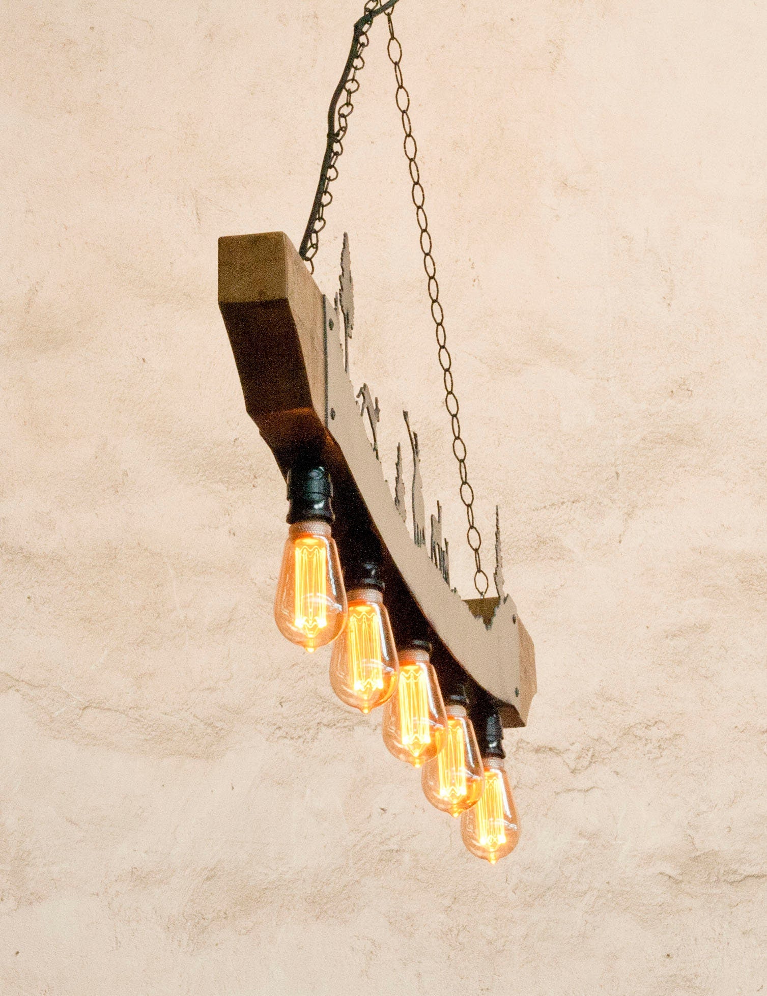 Woodland Creatures Cabin Chandelier Chandeliers Lighting