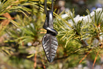 Forged Iron Leaf Pendant Keyring Keychains Gift