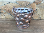 Silvered Bronze Fireplace Bucket Fireplace & Wood Stove Accessories