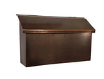 Brushed Vintage Patina Copper Mailbox Mailboxes mailbox
