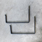 36"L Copper Plated Wall-Mount Window Box Planter with Brackets