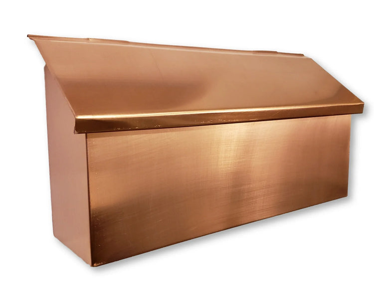 Wall Mount Solid Copper Mailbox - Old West Iron
