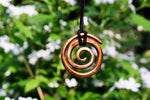 The Golden Wave Forged Copper Pendant Charms & Pendants Gift