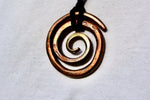 The Golden Wave Forged Copper Pendant Charms & Pendants Gift