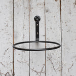 SET of 3, Wrought Iron Flowerpot RingHolder Wall Brackets