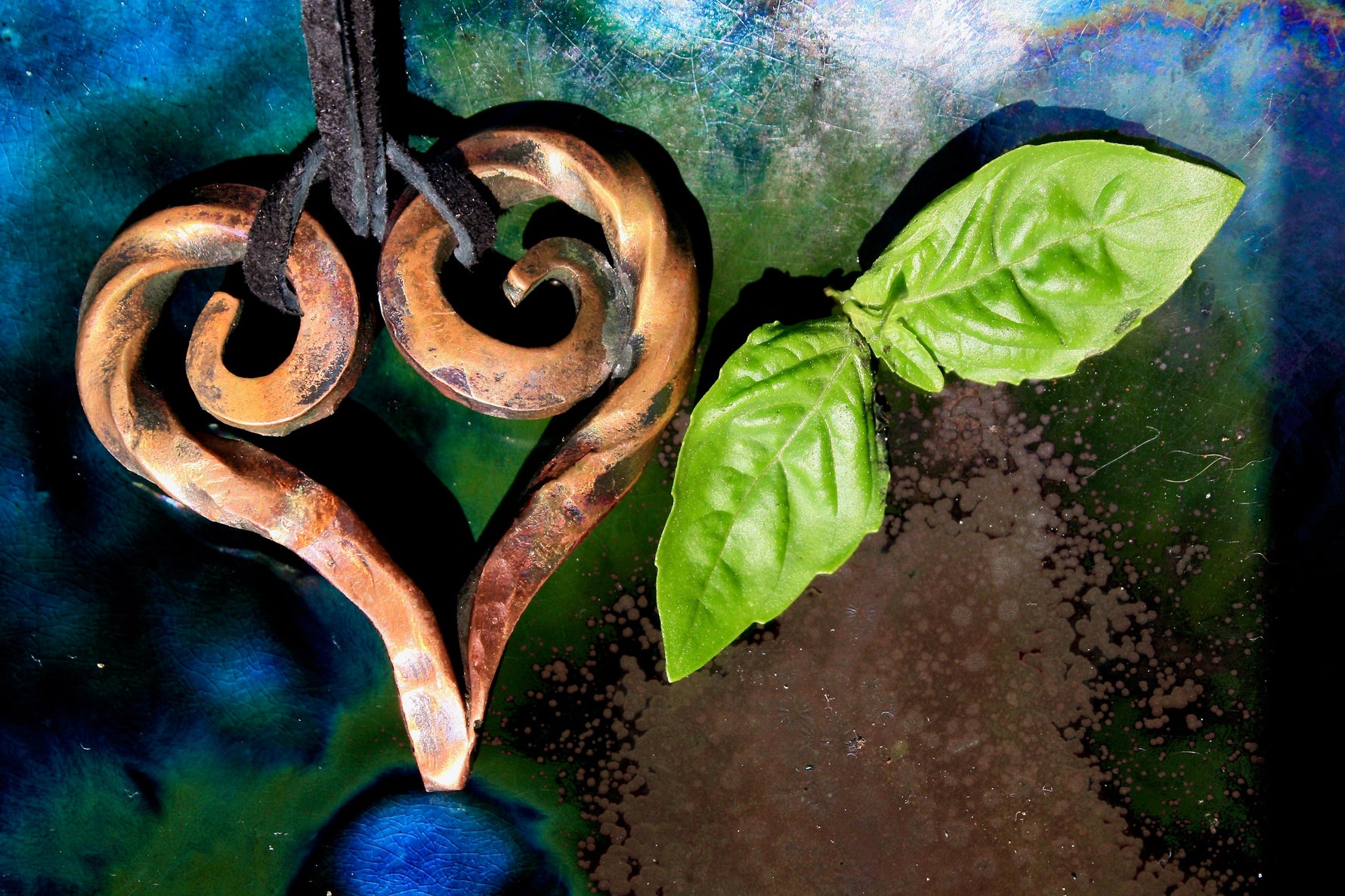 Copper Heart Pendant Charms & Pendants Gift