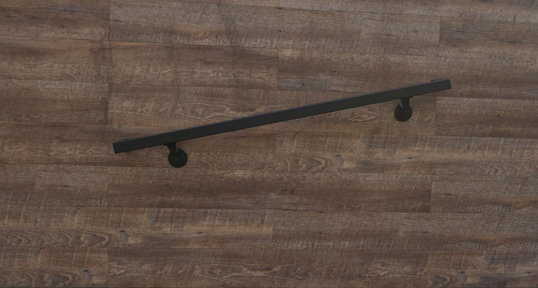 End Wall Mount square bar hand rail Handrails Handrail