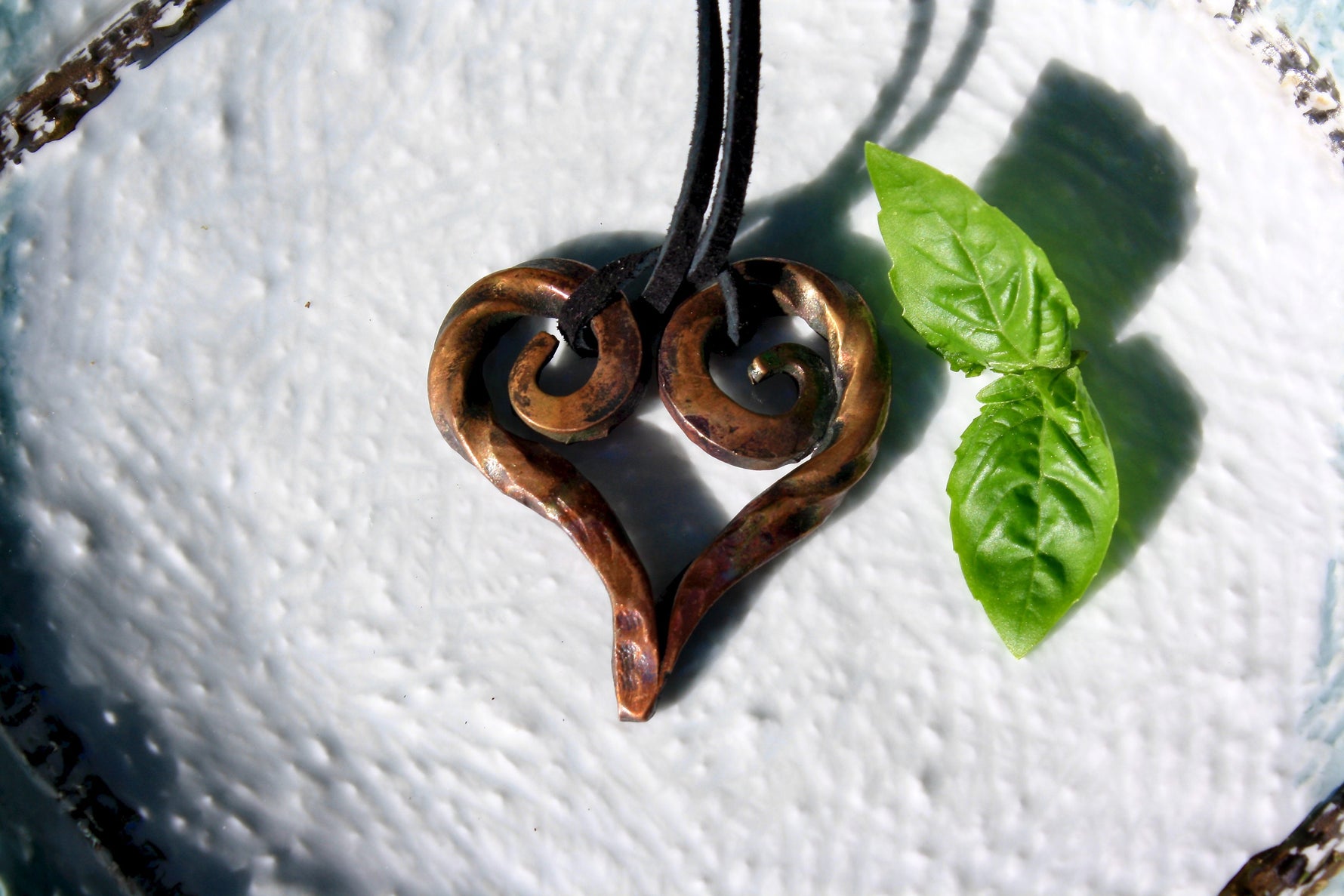 Copper Heart Pendant Charms & Pendants Gift