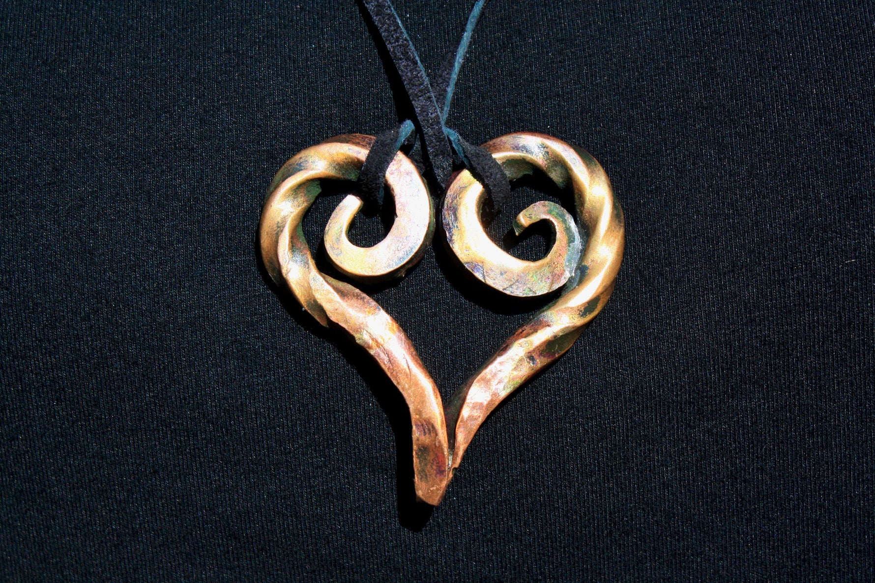 Copper Heart Pendant Charms & Pendants Gift