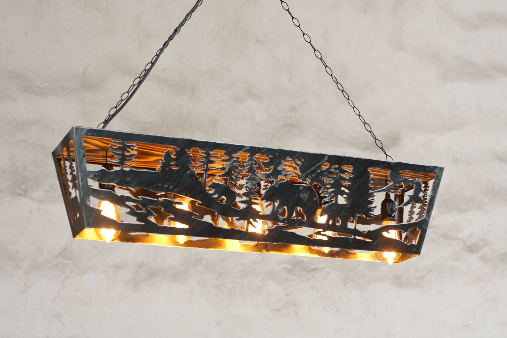 Grizzlies Rustic Cabin lights Lighting Lighting