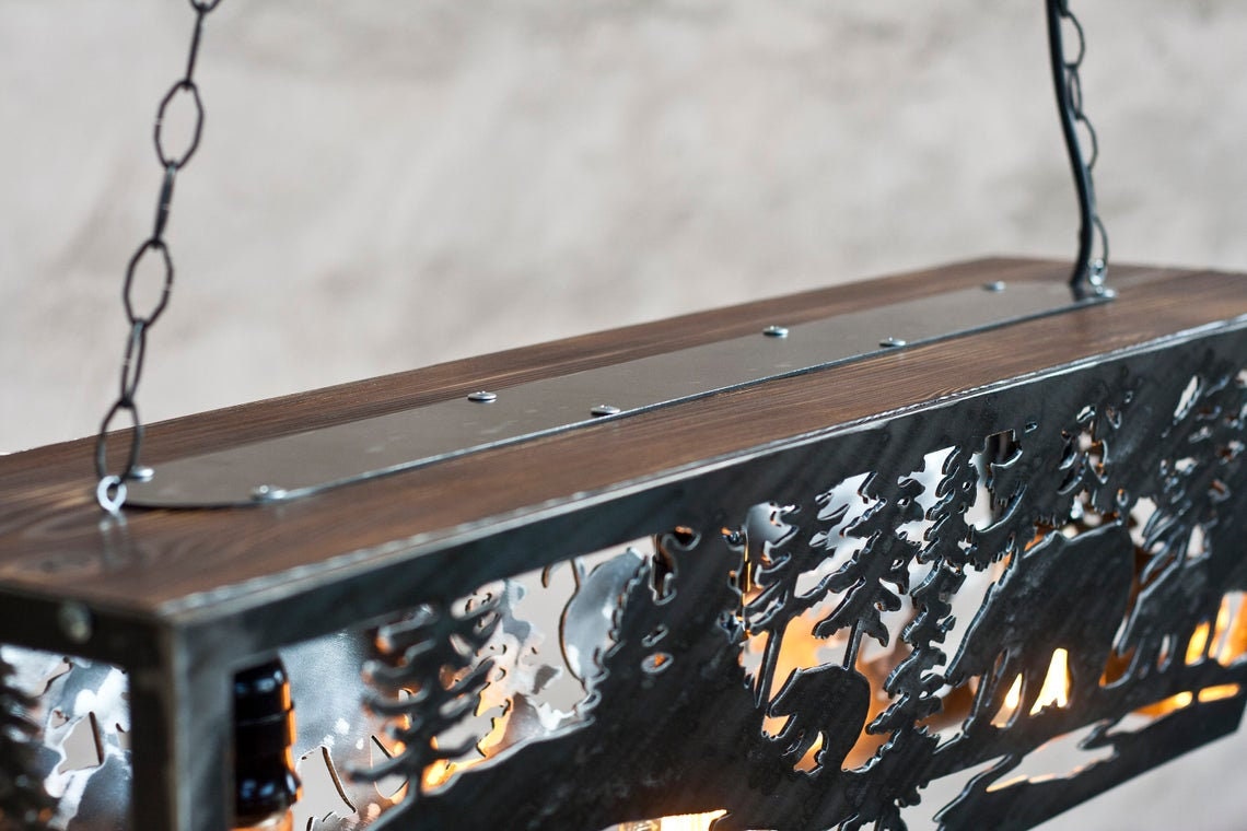 Grizzlies Rustic Cabin lights Lighting Lighting