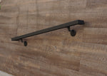 End Wall Mount square bar hand rail Handrails Handrail