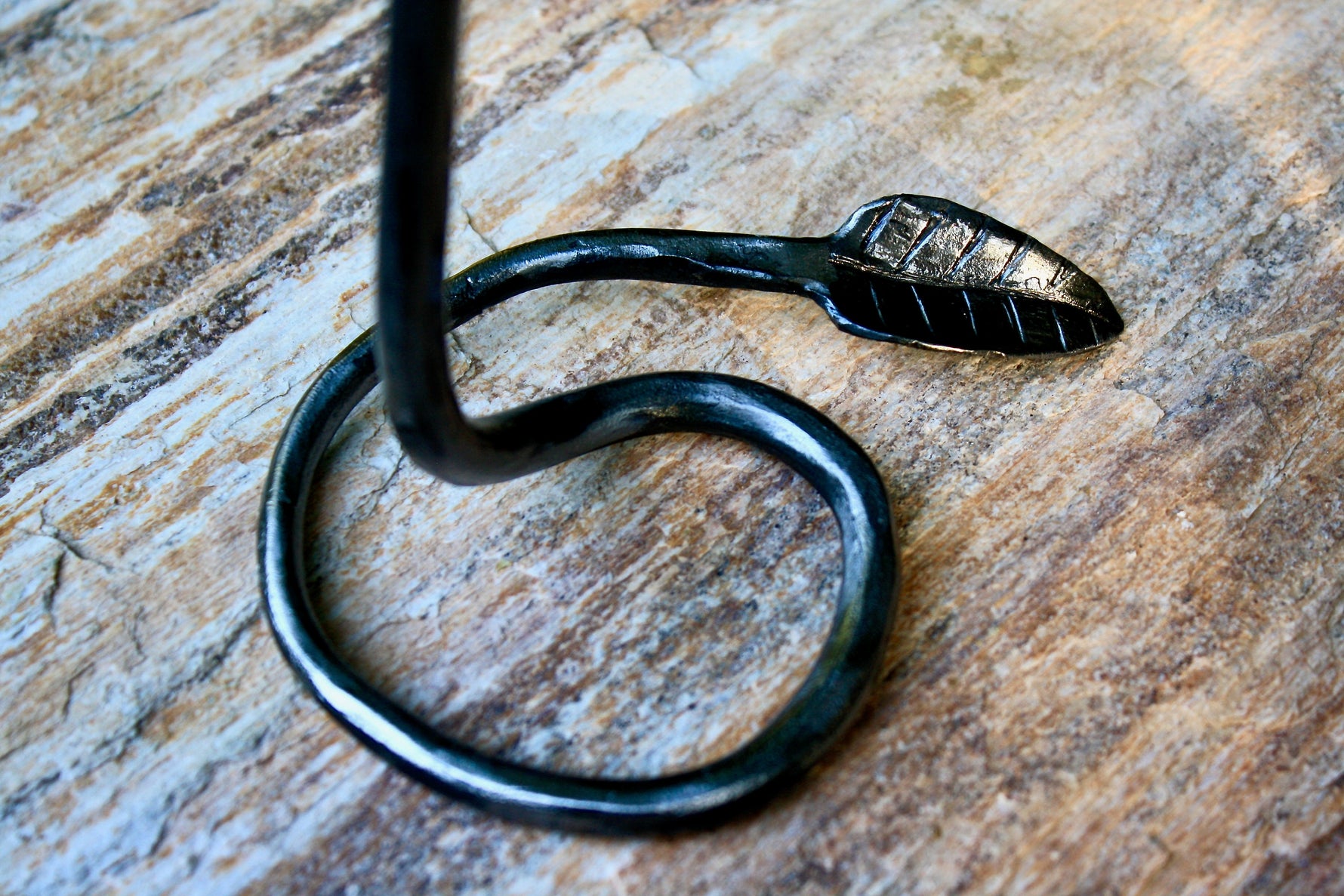 Hand forged viking candlestick Candle Holders Candles