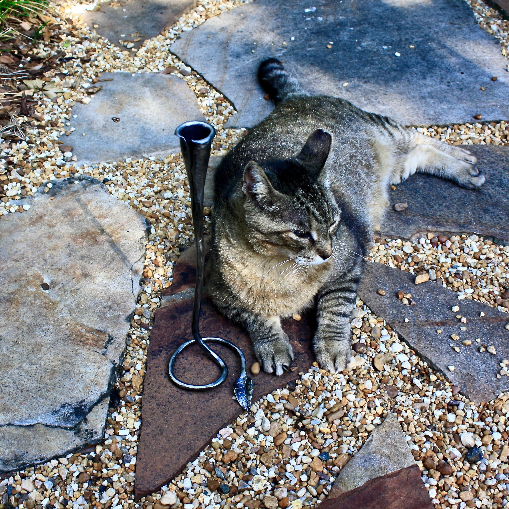 Hand forged viking candlestick Candle Holders Candles