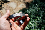 Hand forged iron bracelet Bracelets Gift