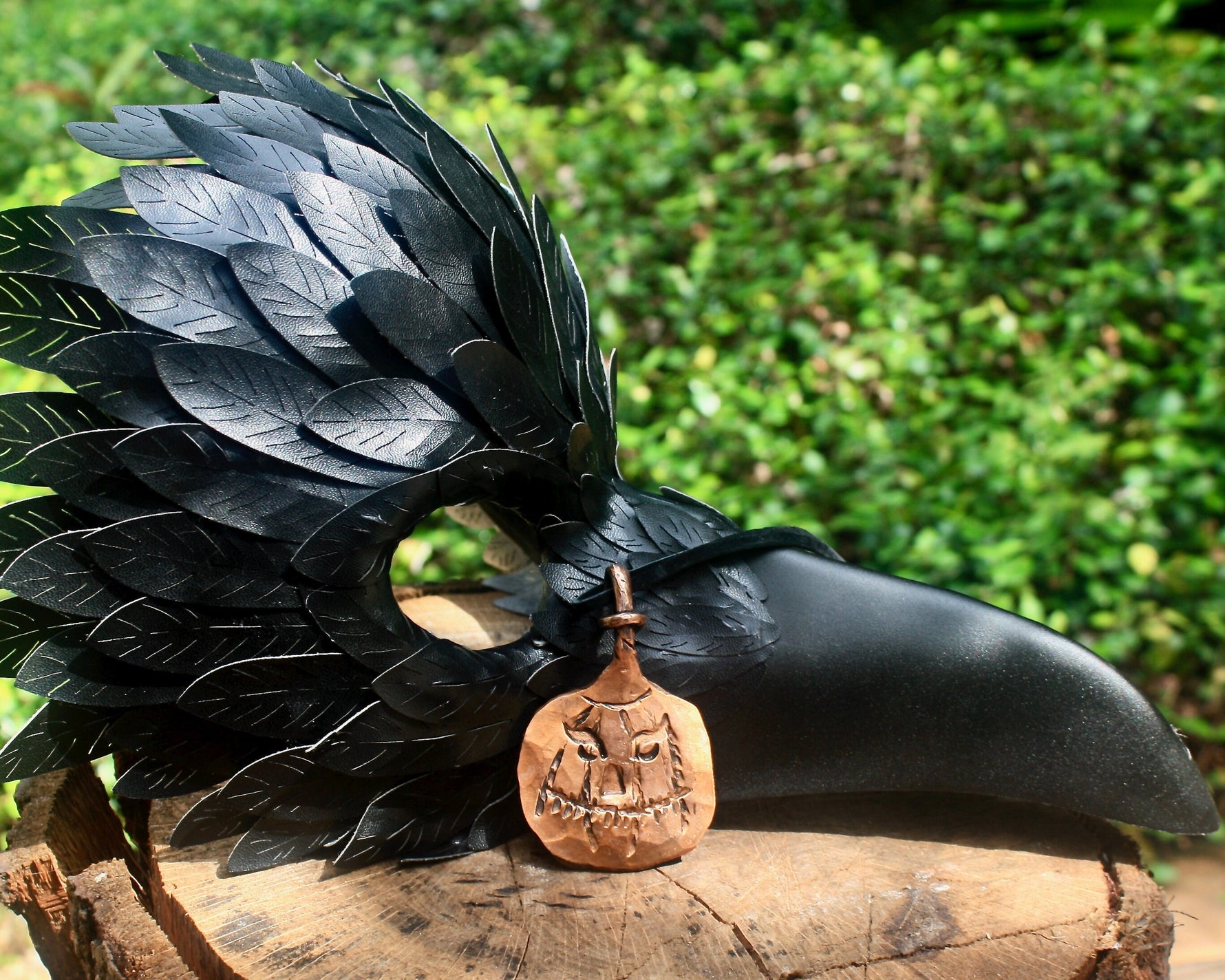 Jack-O-Lantern pendant in copper Charms & Pendants Gift