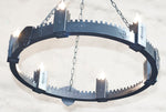 Ancient Medieval Iron Chandelier Lighting Lighting