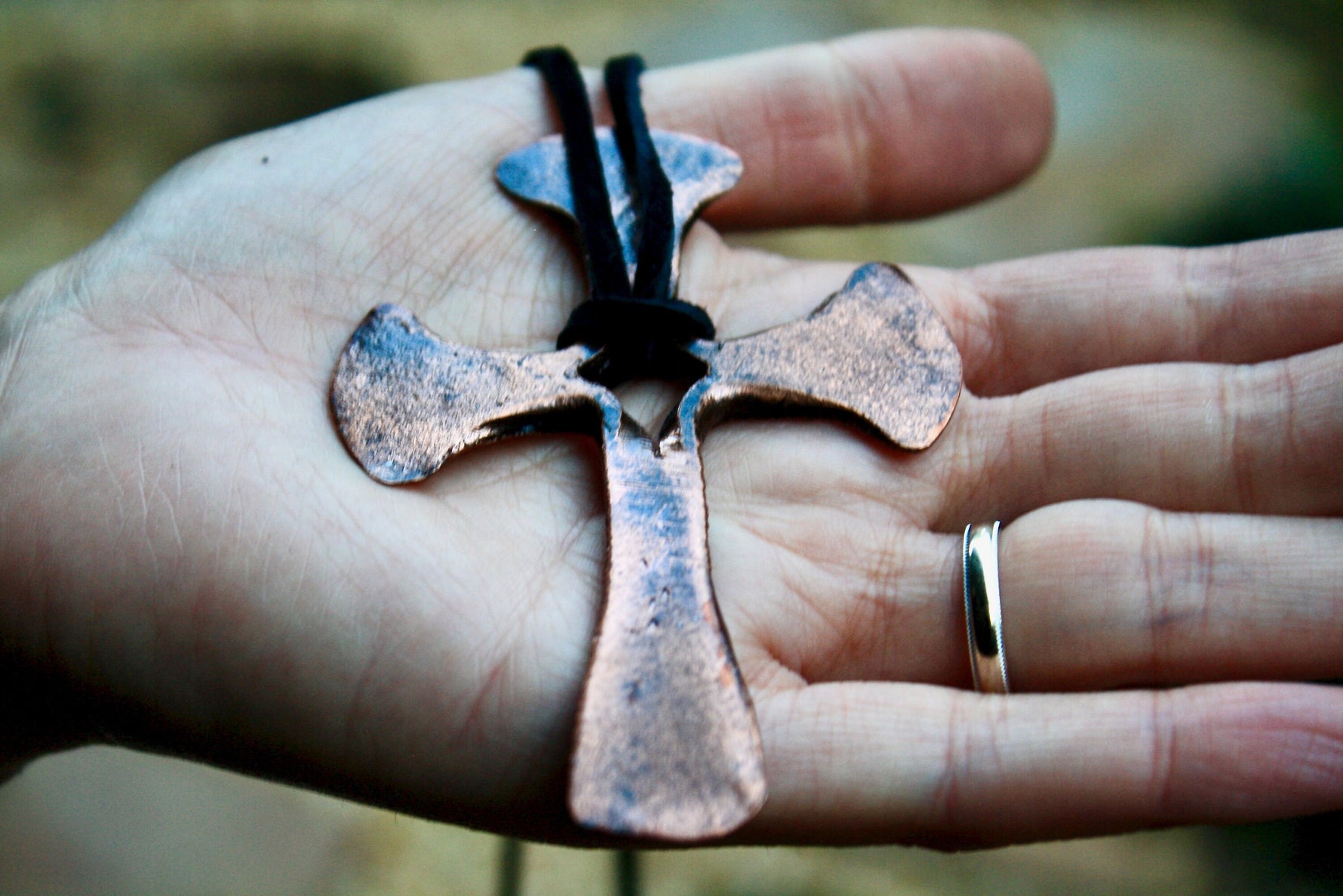 Copper Fredrick's Cross Pendant Charms & Pendants Gift