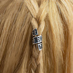 Viking Rune Beard Bead Coil Set (4-Pack) Hair Accessories Gift