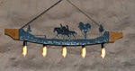 Horse and Rider Farm Chandelier Lighting Lighting