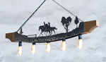 Horse and Rider Farm Chandelier Lighting Lighting