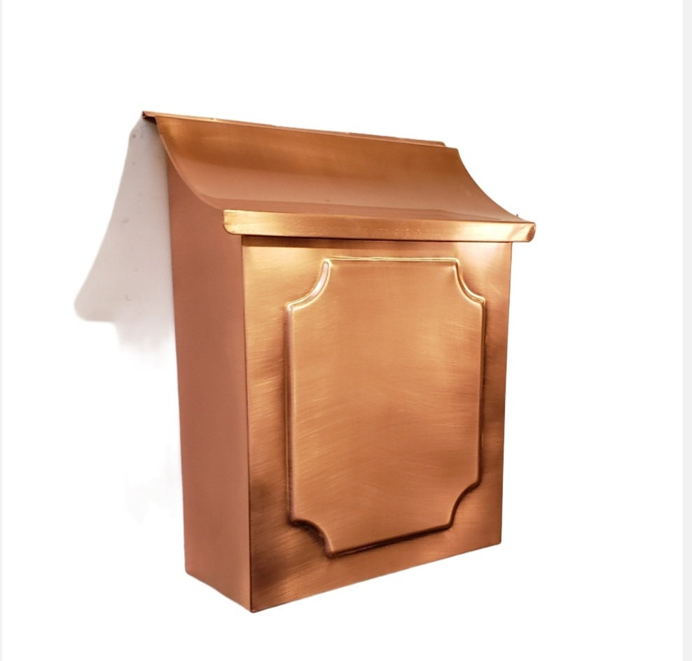 Embossed Copper Vertical Mailbox Mailboxes mailbox