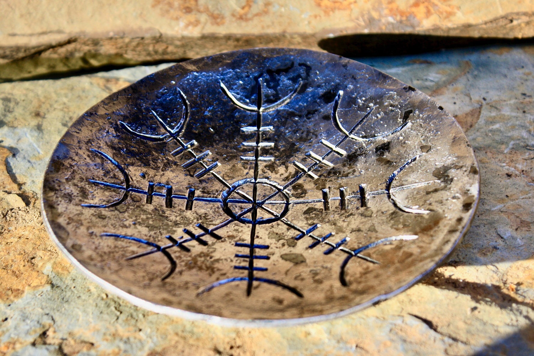Forged Viking Dish, 