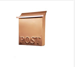 Flush Mount Embossed Copper Mailbox Mailboxes mailbox