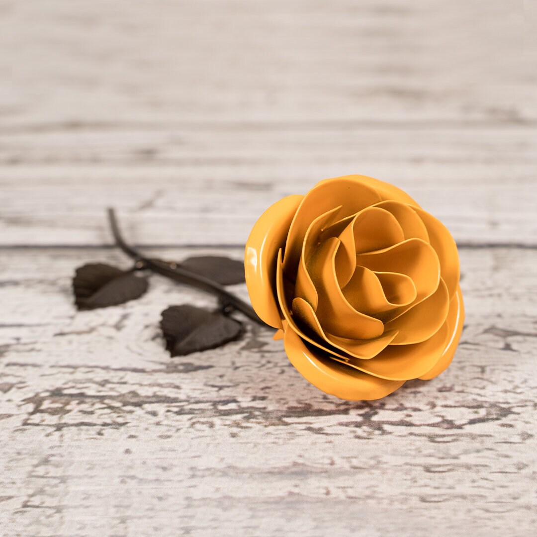 Iron Yellow Metal Rose Uncategorized Gift