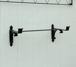 Window-Flower Box Bracket, Decorative Wrought Iron