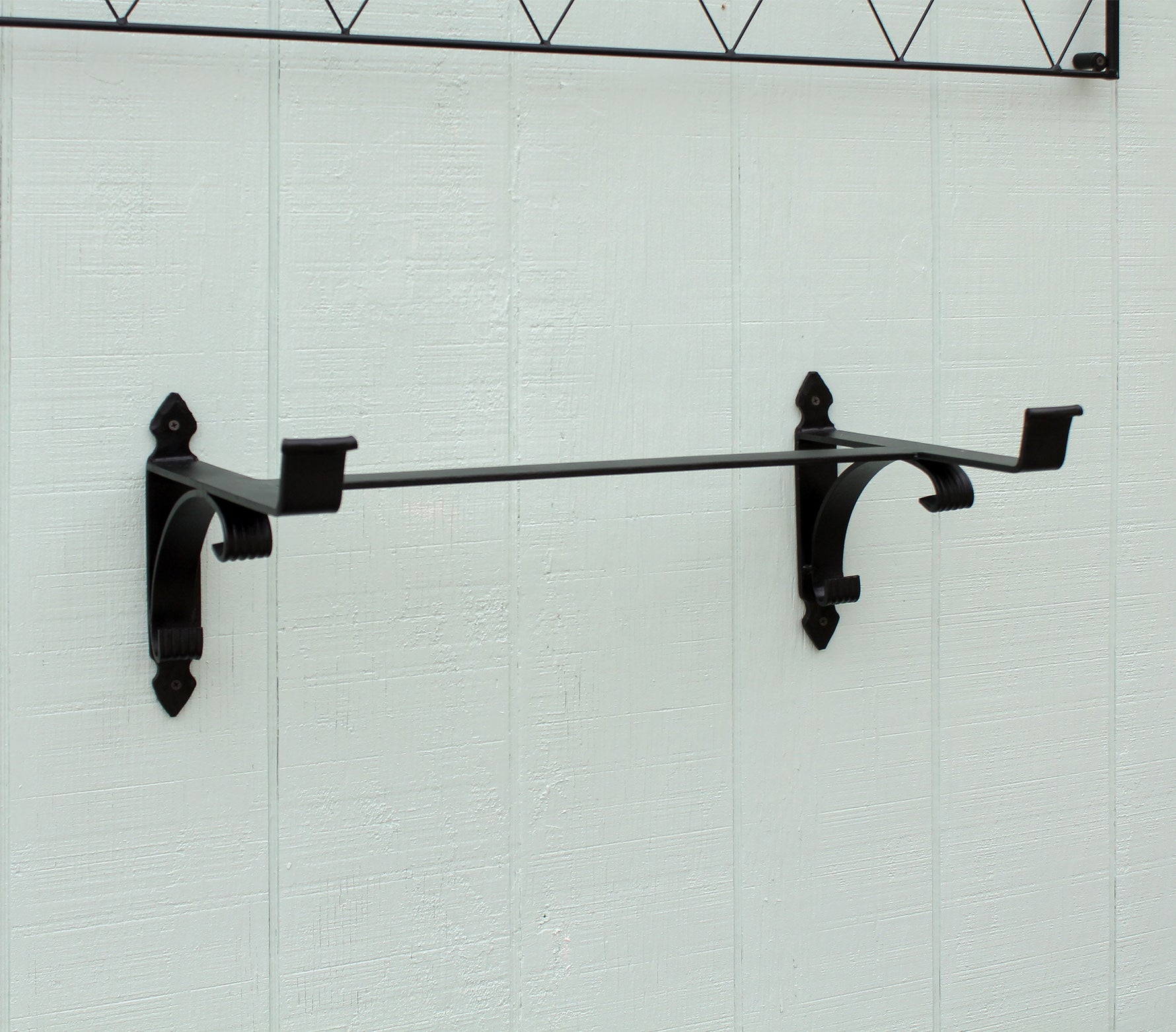 Window-Flower Box Bracket, Decorative Wrought Iron