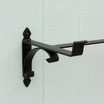 Window-Flower Box Bracket, Decorative Wrought Iron
