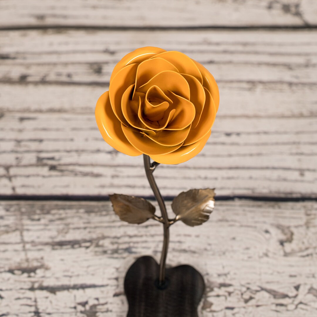 Iron Yellow Metal Rose Uncategorized Gift
