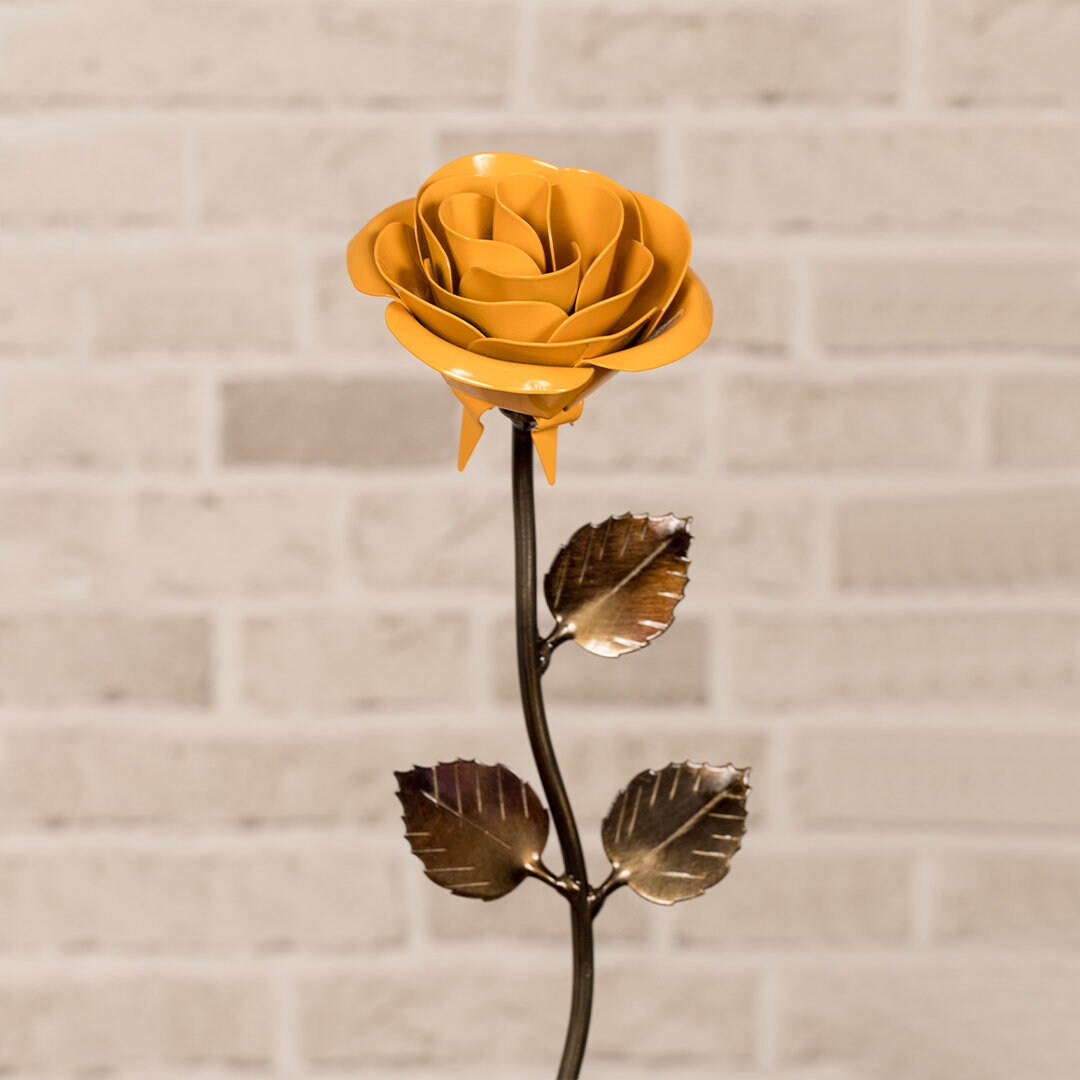 Iron Yellow Metal Rose Uncategorized Gift