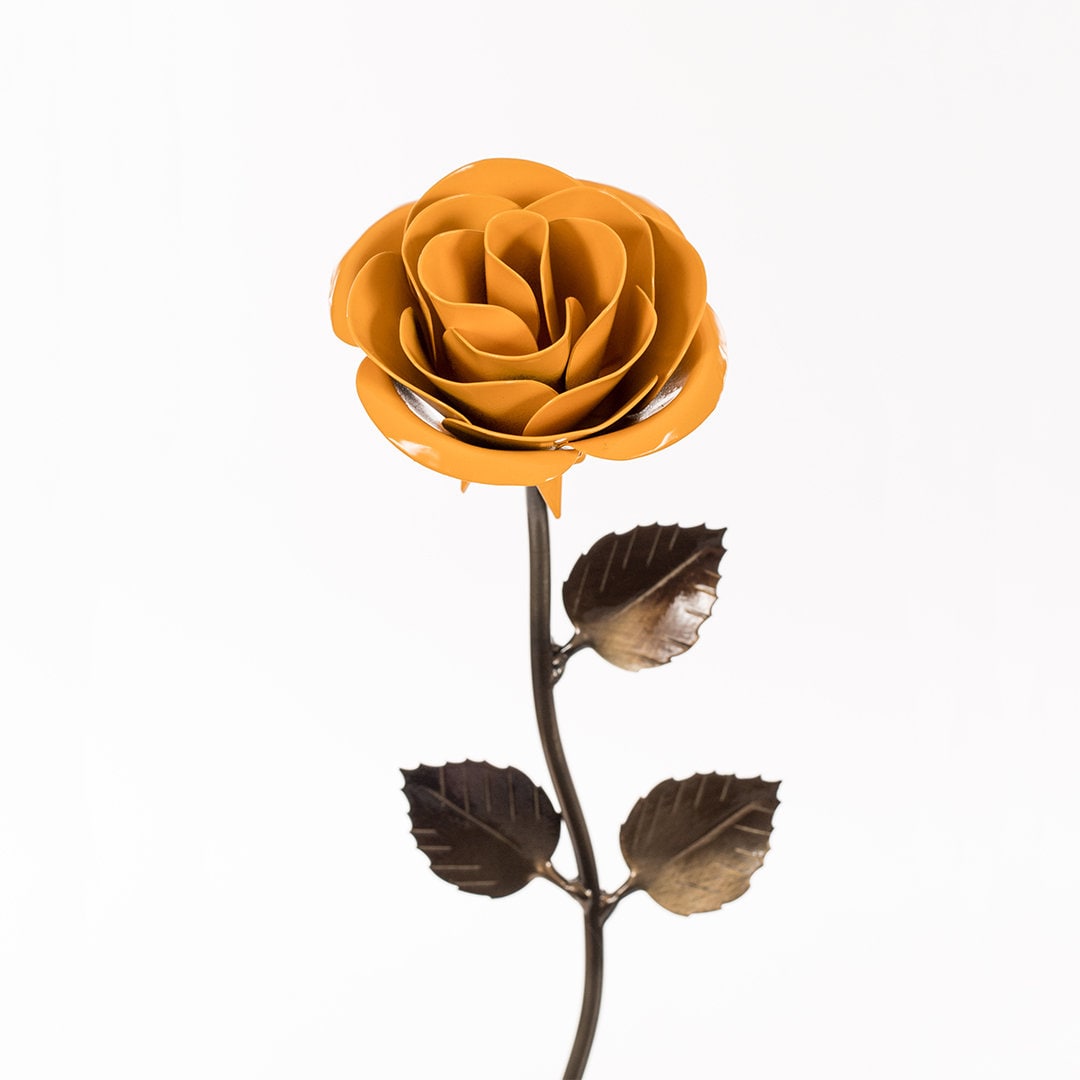 Iron Yellow Metal Rose Uncategorized Gift