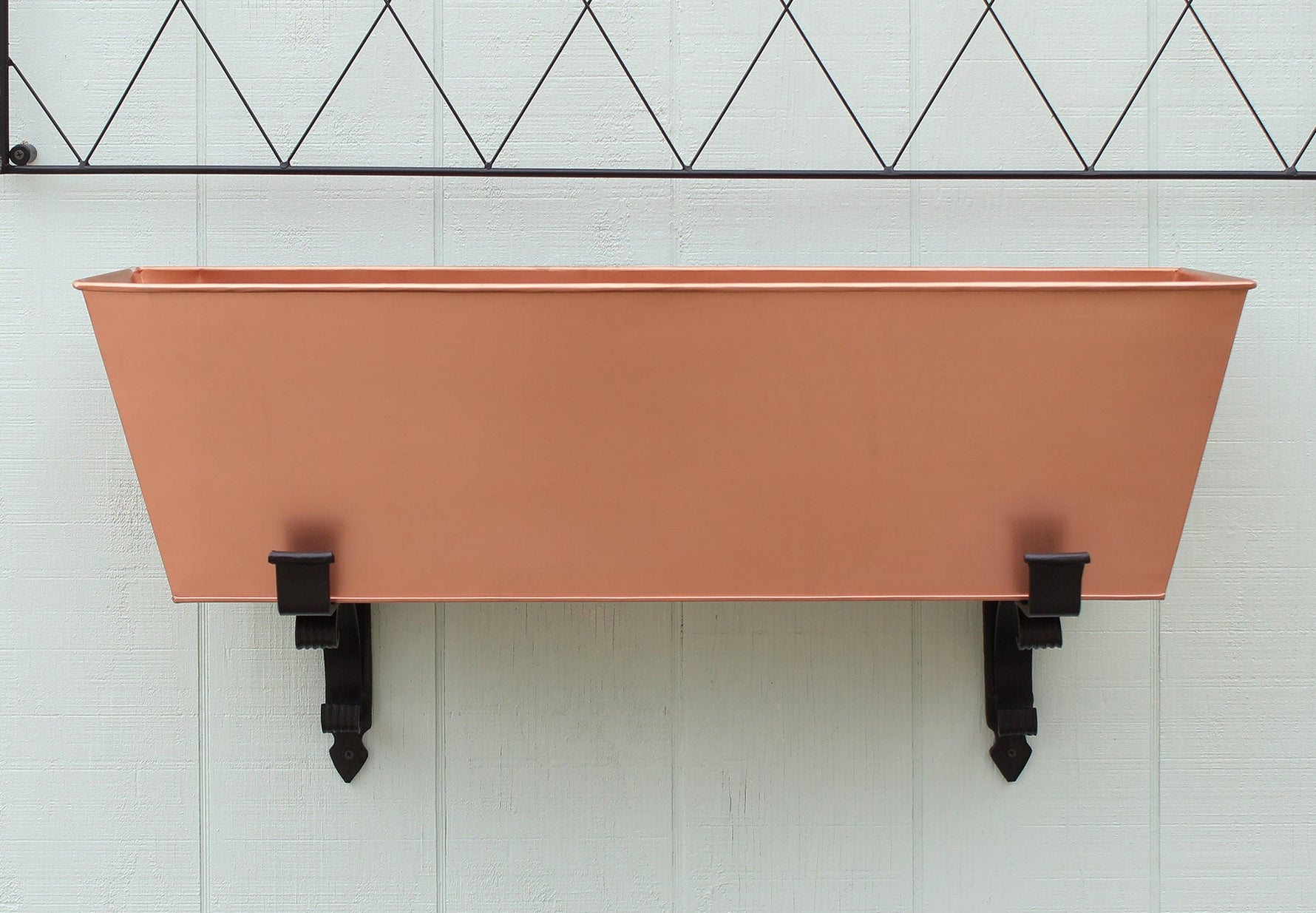 Window-Flower Box Bracket, Decorative Wrought Iron