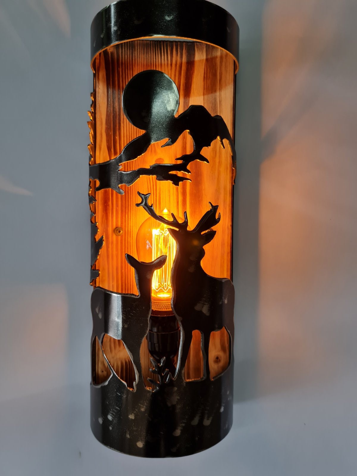 Buck and Doe Cabin sconce Lighting Lighting