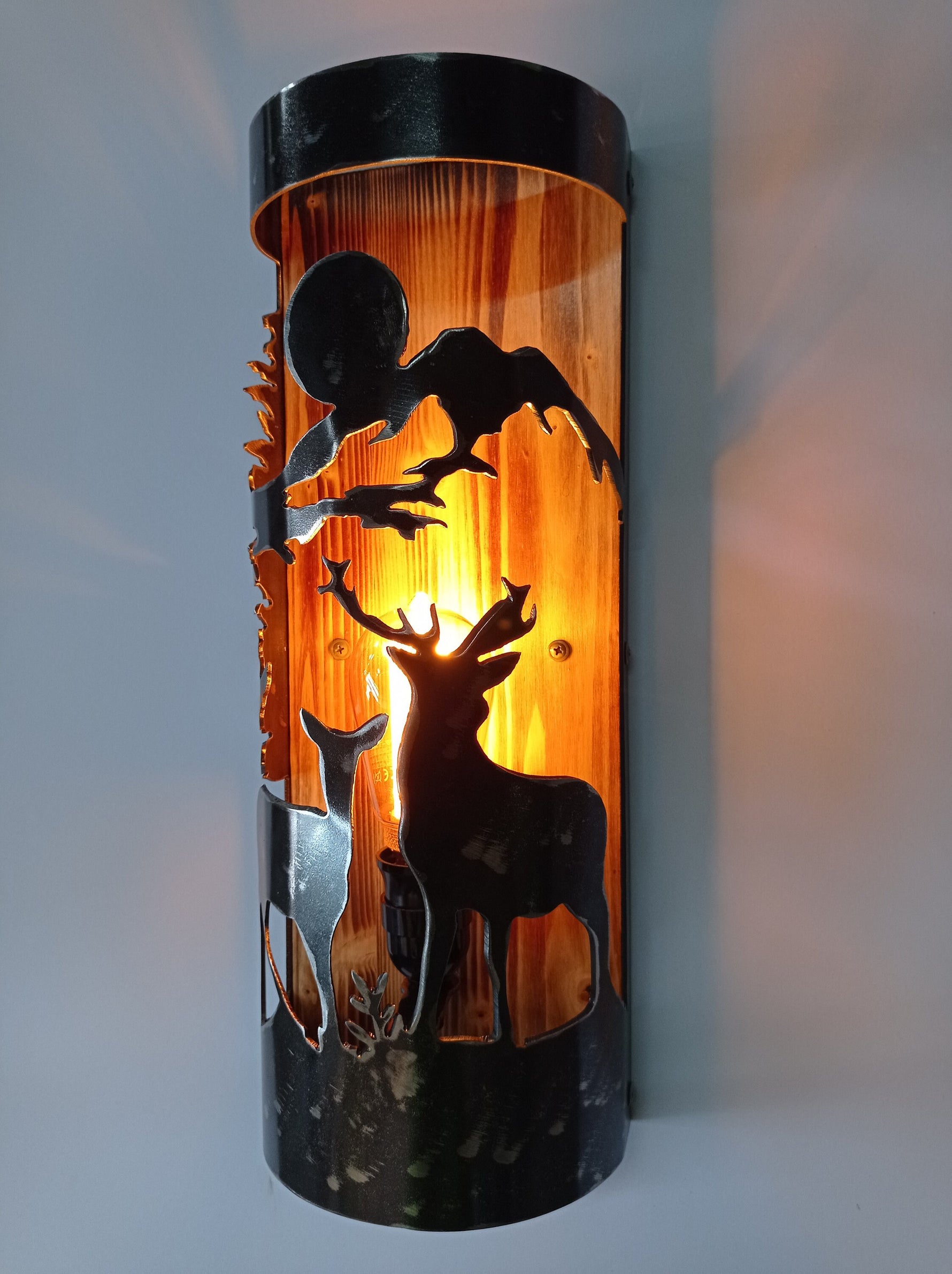 Buck and Doe Cabin sconce Lighting Lighting