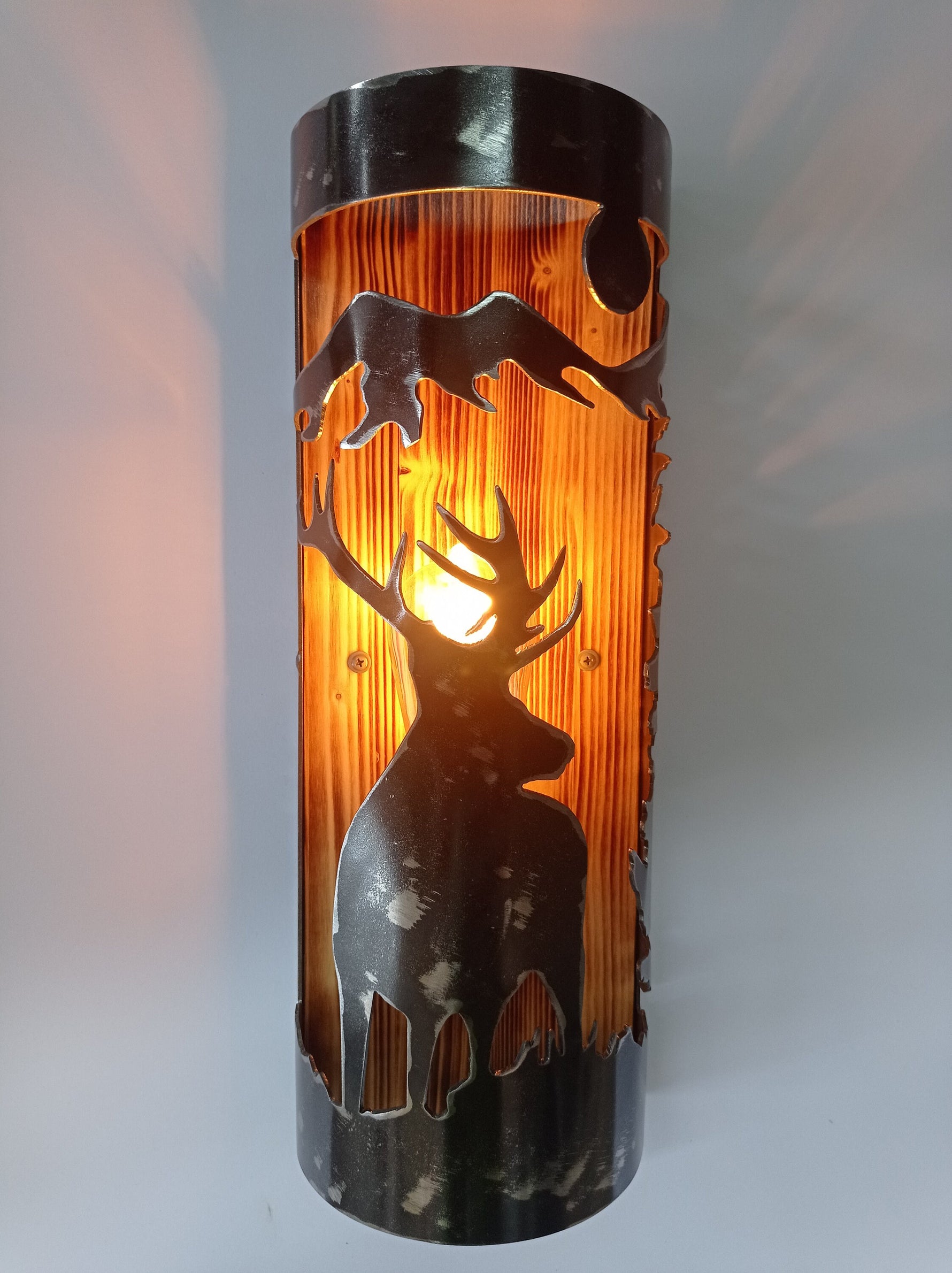 Rustic Deer Cabin Sconce Lighting Lighting