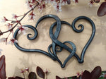 Set of 3 Linked Hearts Sculptures & Statues