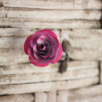 Hang Forged Pink and White Wrought Iron Rose Uncategorized Gift