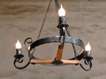 simple Wrought iron chandelier Chandeliers Lighting
