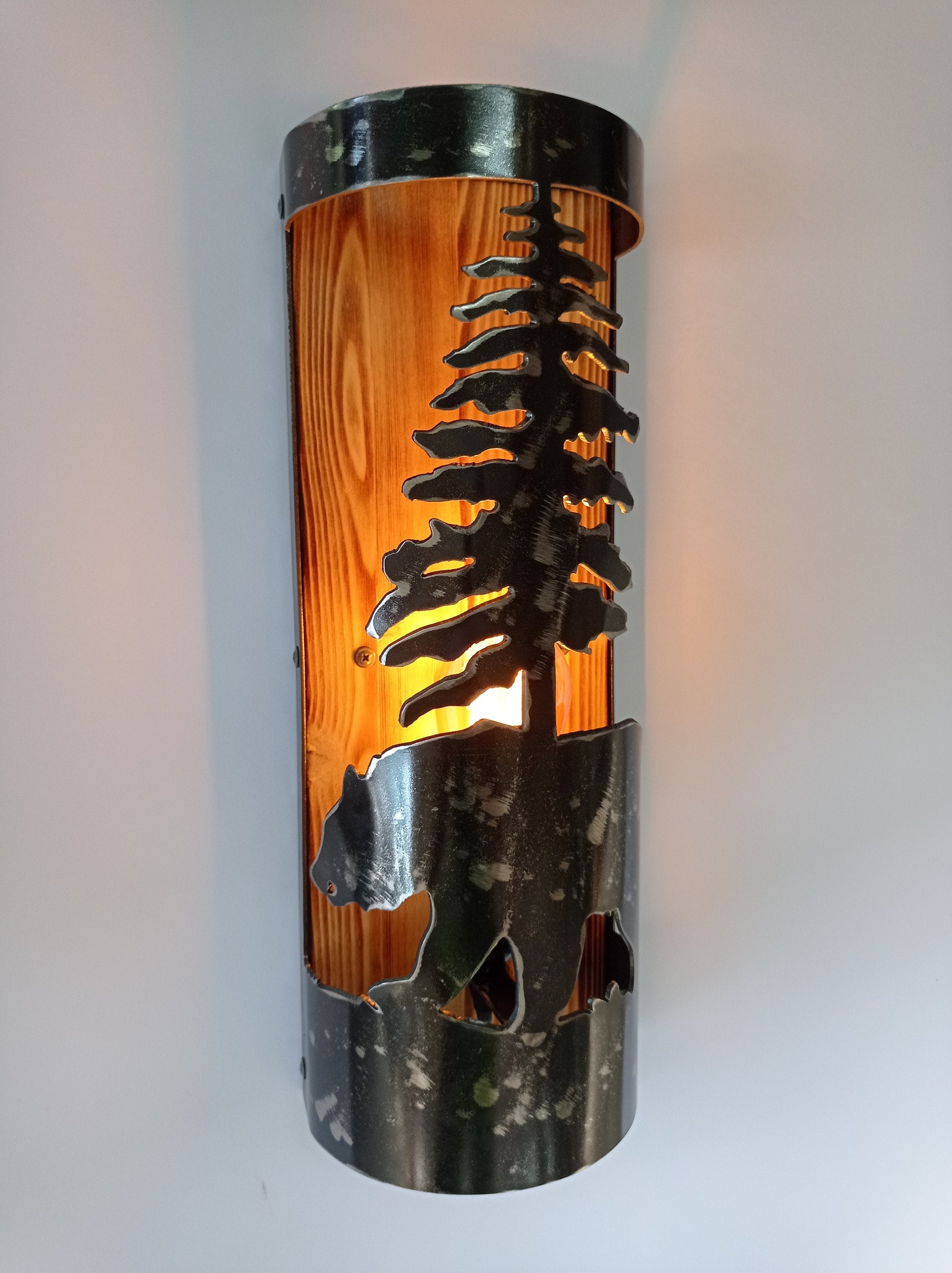 Bear Cabin sconce Lighting Lighting