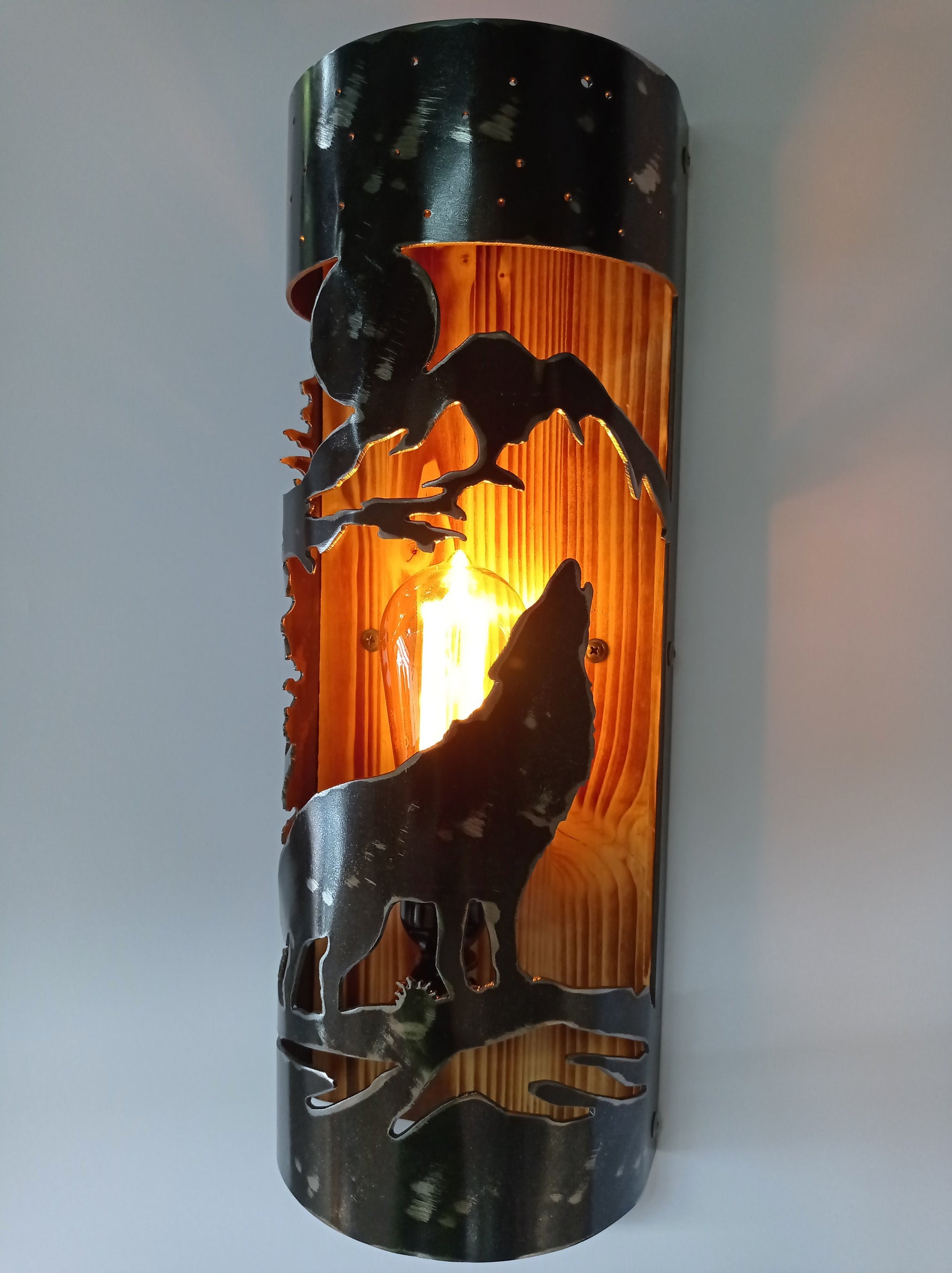 Wolf Cabin sconce Wall Light Fixtures Lighting