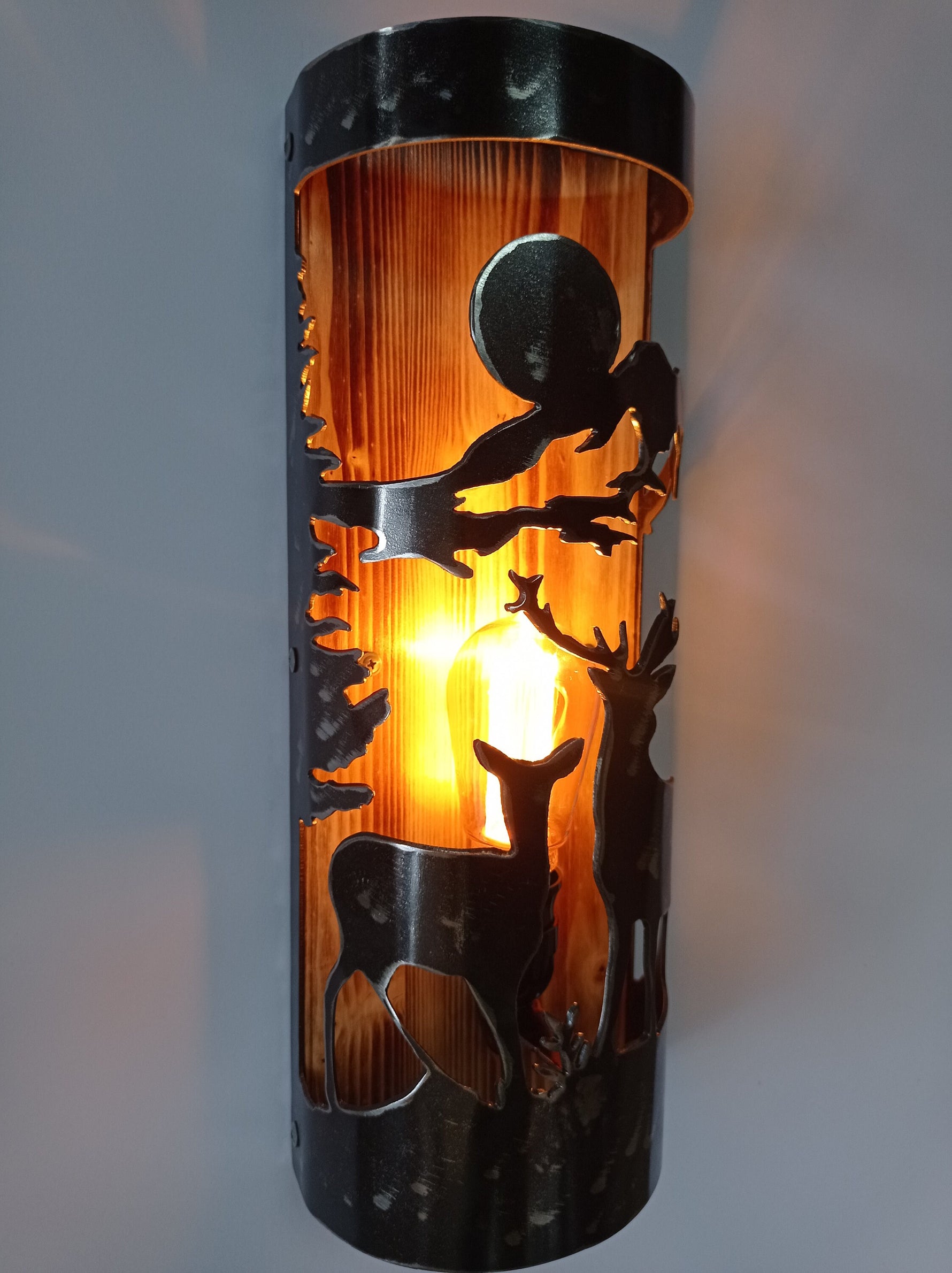 Buck and Doe Cabin sconce Lighting Lighting
