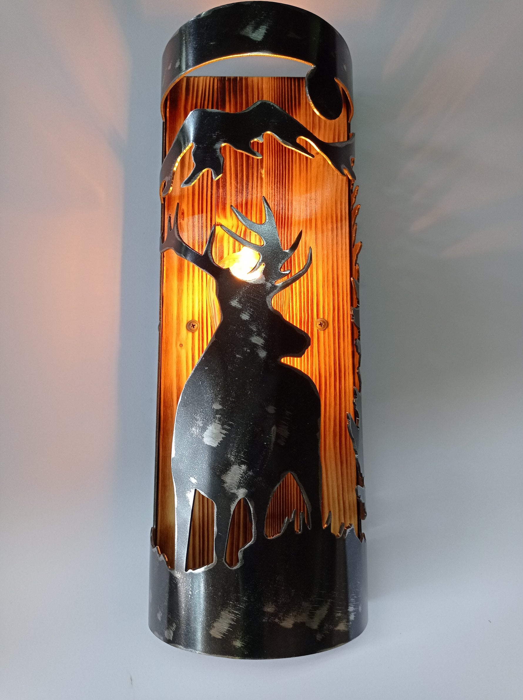 Rustic Deer Cabin Sconce Lighting Lighting