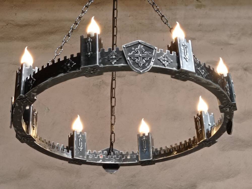 Gothic medieval style chandelier lights Lighting Lighting