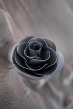 Silver Steel Rose Sculptures & Statues Gift