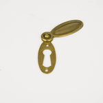 Brass Key Hole with Cover Door Hardware Escutcheon